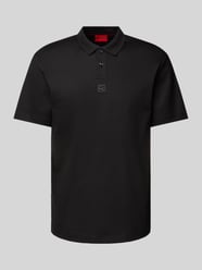 Regular Fit Poloshirt mit Label-Badge Modell 'Deabono' von HUGO Schwarz - 11
