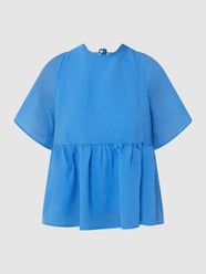 Blusenshirt mit Schößchen Modell 'Payton' von Modström Blau - 12