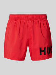 Badeshorts mit Label Print Modell 'MAKAI' von HUGO - 23