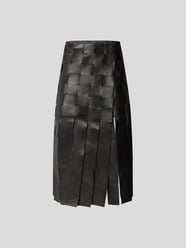 Midirock aus Leder von Dodo bar Or Schwarz - 32