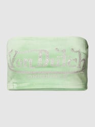 Bandeautop met logoprint, model 'SWAY' van Von Dutch Groen - 13