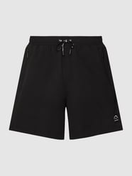 Badehose mit Label-Patch von Karl Lagerfeld Beachwear Schwarz - 22