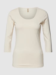 T-Shirt mit 3/4-Arm Modell 'Pylle' von Soyaconcept Weiß - 28