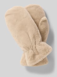 Handschoenen van imitatiebont, model 'VENDLA' van Soyaconcept Beige - 12