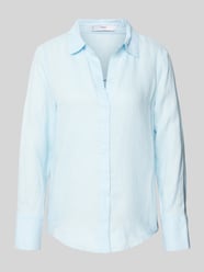 Regular Fit Leinenbluse mit Hemdblusenkragen von Mango - 26
