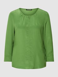 Blouse met sportmanchetten van Luisa Cerano Groen - 25