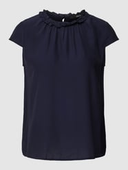 Blouseshirt met ruches van Zero Blauw - 20