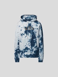 Hoodie mit Batik-Muster von Paco Rabanne Blau / Türkis - 40