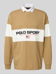 Sweatshirt mit Polokragen und Label-Print von Polo Ralph Lauren - 36