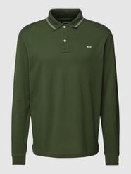 Poloshirt mit Logo-Stitching von Paul & Shark Grün - 24