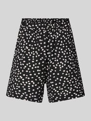 Loose Fit Shorts mit Strukturmuster von Tom Tailor Denim Schwarz - 5