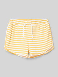 Shorts mit elastischem Bund von Name It Gelb - 34