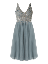 Cocktailkleid mit Pailletten Modell 'Symphony' von LACE & BEADS - 19