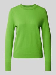 Gebreide pullover met ribboorden van Jake*s Casual Groen - 22