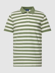 Poloshirt mit Logo-Stitching von Gant Grün - 37