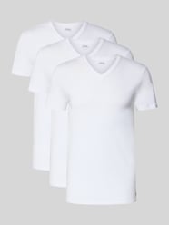 Slim fit T-shirt van 100% katoen in een set van 3 van Polo Ralph Lauren Underwear - 45