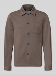 Slim Fit Hemdjacke mit Viskose-Anteil von Lindbergh - 36