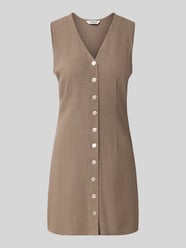 Tailliertes Freizeitkleid aus Viskose-Leinen-Mix Modell 'SIESTA' von ONLY - 32