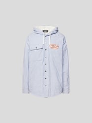 Hemdjacke mit Streifenmuster von Dsquared2 Blau - 16