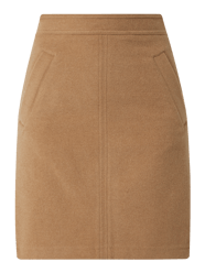 Minirock aus Wollmischung von Christian Berg Woman Beige - 25