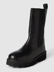 Chelsea boots met labeldetails, model 'ELSIE' van Blauer USA Zwart - 30