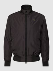 Jacke mit Stehkragen Modell 'GIUBBINI CORTI IMBOTTITO' von Blauer Usa Schwarz - 47
