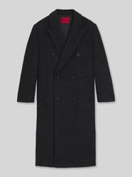 Relaxed fit lange wollen jas met alpaca, model 'MANUS2541' van HUGO - 42