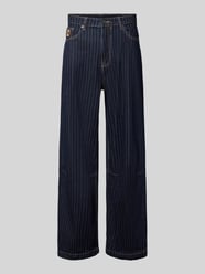 Baggy jeans in 5-pocketmodel met gestikt logo van Karl Kani - 7