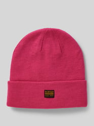 Beanie mit Label-Detail Modell 'Effo' von G-Star Raw Pink - 41