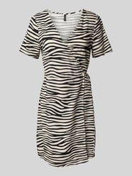 Tailliertes Wickelkleid aus Viskose-leinen-Mix Modell 'MYMILO' von Vero Moda Beige - 25