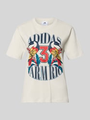 T-shirt z nadrukiem etykiety od adidas Sportswear - 8