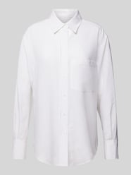 Regular Fit Hemdbluse mit Leinen-Anteil von Calvin Klein Womenswear Weiß - 10