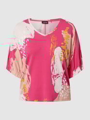 Shirt met all-over motief  van Taifun Roze - 2