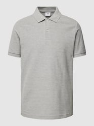 Poloshirt mit kurzer Knopfleiste Modell 'rea' von Mango Grau - 25