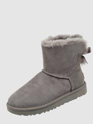 Buty ze skóry welurowej model ‘Mini Bailey’ od UGG - 1