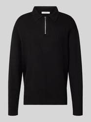 Relaxed Fit Pullover aus reiner Viskose mit halblangem Zipper von Selected - 13