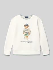 Bluza z nadrukiem z motywem i okrągłym dekoltem od Polo Ralph Lauren Teens - 9