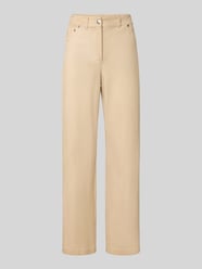 straight fit recht broek van katoenmix model 'GELATO' van MM by Max Mara Beige - 47