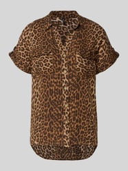 Bluzka o kroju comfort fit z czystej wiskozy model 'BUMPY' od VERO MODA - 11