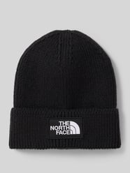 Beanie in gebreide look met logopatch, model 'Box' van The North Face - 15