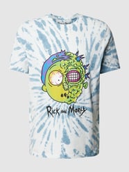 T-Shirt mit Motiv-Print von QS by s.Oliver  Blau - 5