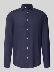 koszula casualowa o kroju slim fit z mieszanki bawełny i lnu model 'CAIDENLS SOLID' od ONLY & SONS - 20