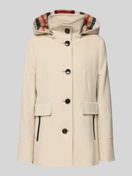 Jack met opstaande kraag en klepzakken van Gil Bret Beige - 29