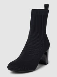 Sock Boots mit Logo-Detail Modell 'FEMININE ESSENTIAL' von Tommy Hilfiger Schwarz - 40