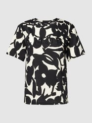 T-Shirt mit Allover-Print Modell 'CERCHIO' von Weekend Max Mara Schwarz - 11