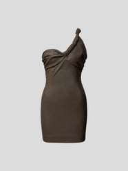 Minikleid aus Leder von The Mannei Braun - 4