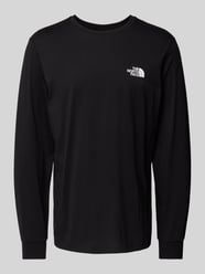 Longsleeve mit Label-Print von The North Face Schwarz - 12