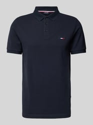 Poloshirt mit Label-Stitching von HECHTER PARIS Blau - 45