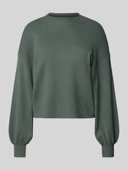 Pullover mit überschnittenen Schultern Modell 'NANCY' von Vero Moda Grün - 9