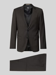 Garnitur o kroju slim fit z czystej żywej wełny Model 'H-HUGE-2PCS-253' od BOSS - 20